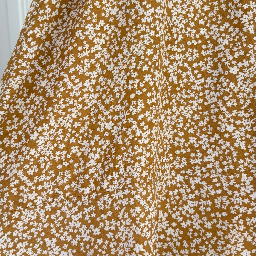 Wishlist by Bohme Floral Faux Wrap Midi Skirt Size Large NWOT - Picture 5 of 7